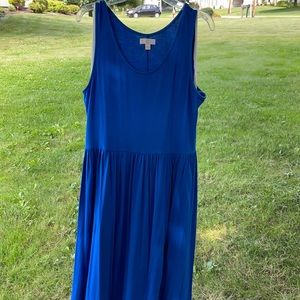 Royal Blue Cotton Dress